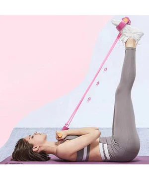 4-Tube Pedal Resistance Band | حزام مقاومة بدواسات بأربعة أنابيب