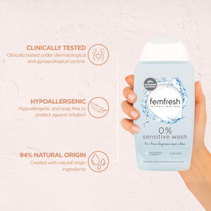 Femfresh – 0% Sensitive Intimate Wash | غسول فمفريش للمناطق الحساسة 0٪