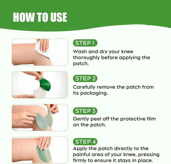Natural Knee Pain Patches | لصقات طبيعية لتخفيف آلام الركبة